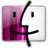 Finder pink Icon